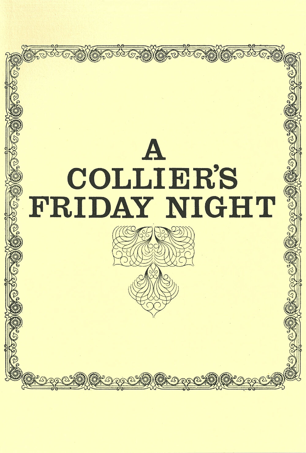Downstage Theatre: "A Collier's Friday Night"