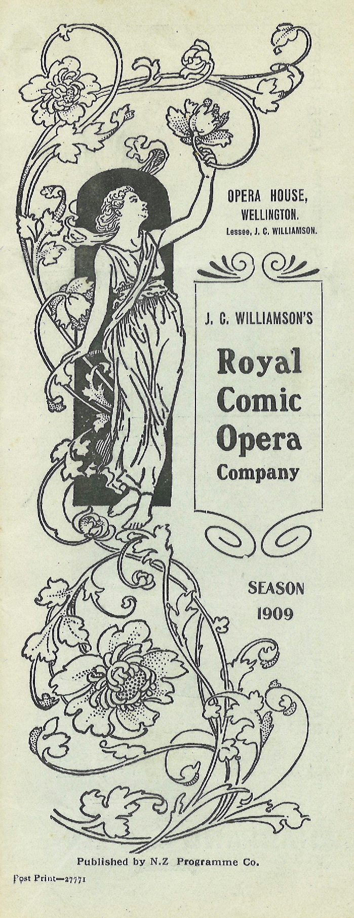 J.C. Williamson: "The Merry Widow" (1909)