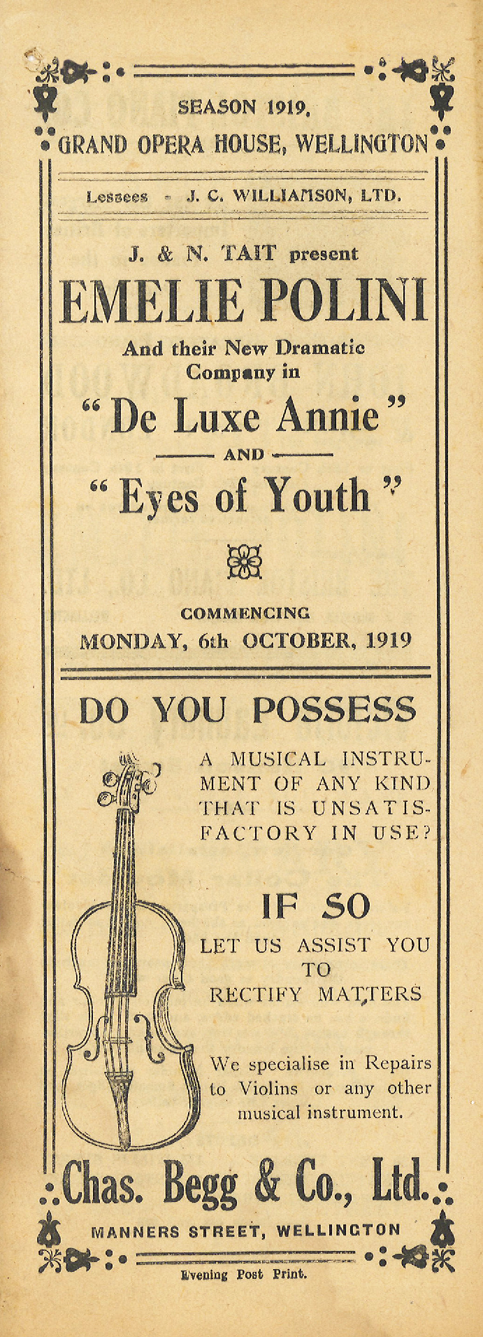 J. &amp; N. Tait: "De Luxe Annie"