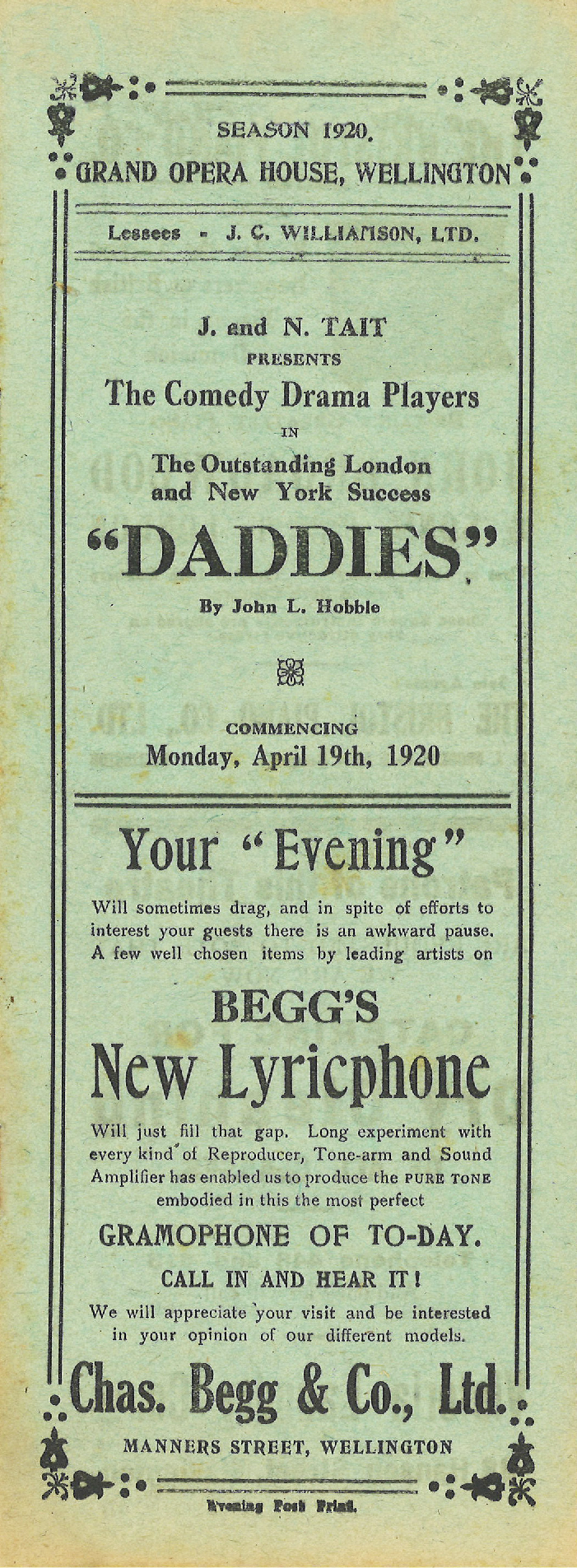 J. &amp; N. Tait: "Daddies"