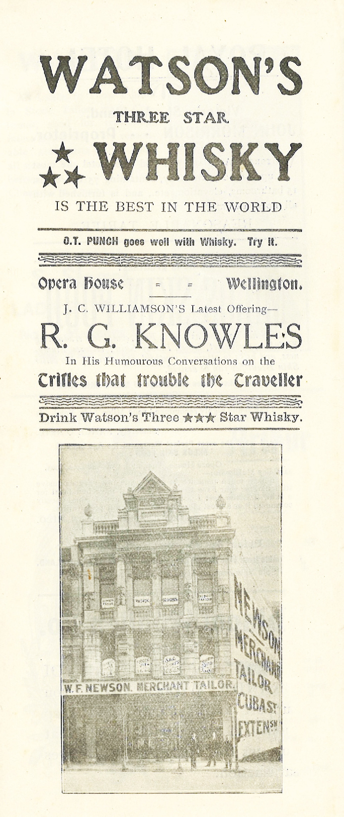 R. G. Knowles: "The Trifles that Trouble the Traveller"
