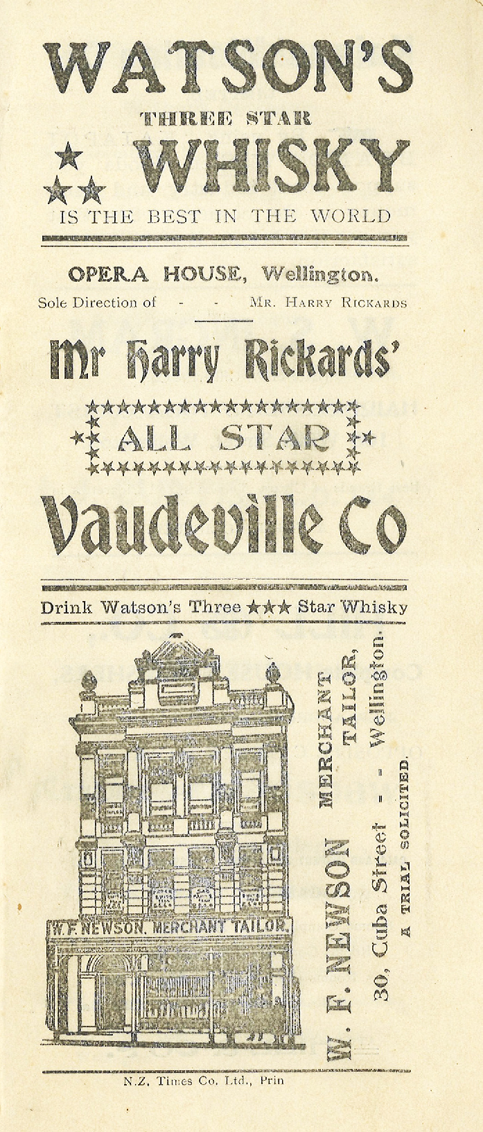 Mr. Harry Rickards' Vaudeville Co.