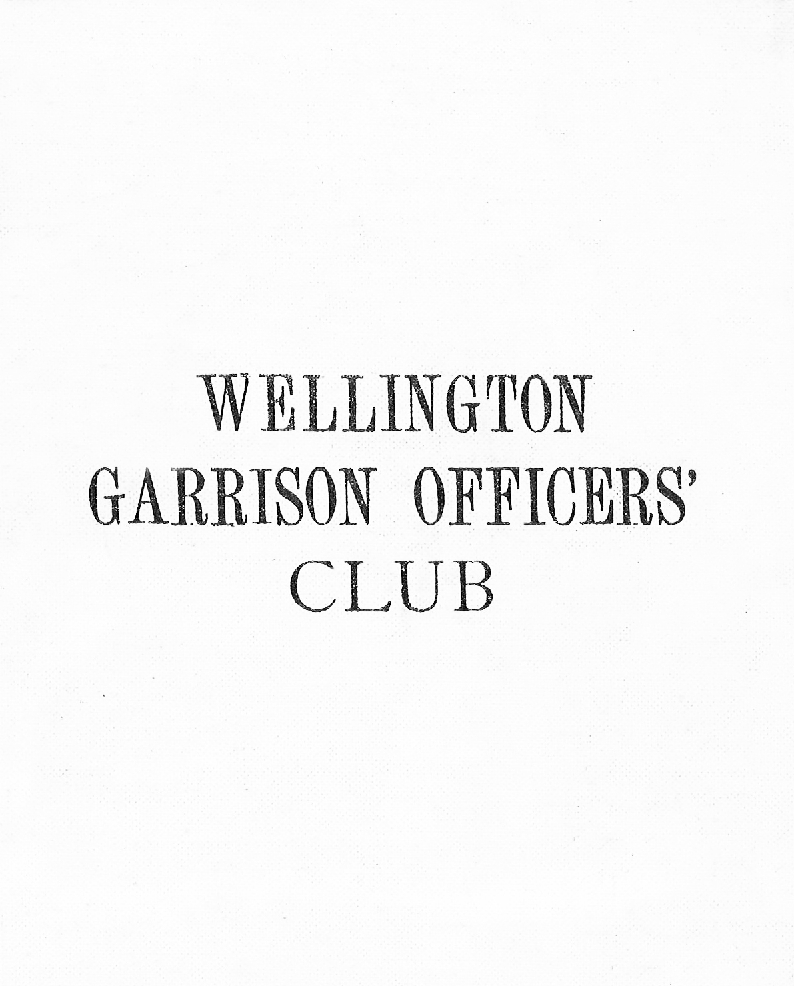 Wellington Garrison Officers' Club