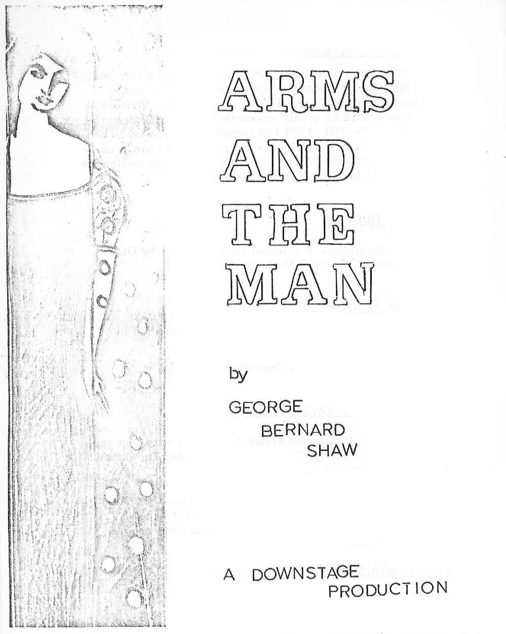 Downstage Theatre: "Arms and the Man"