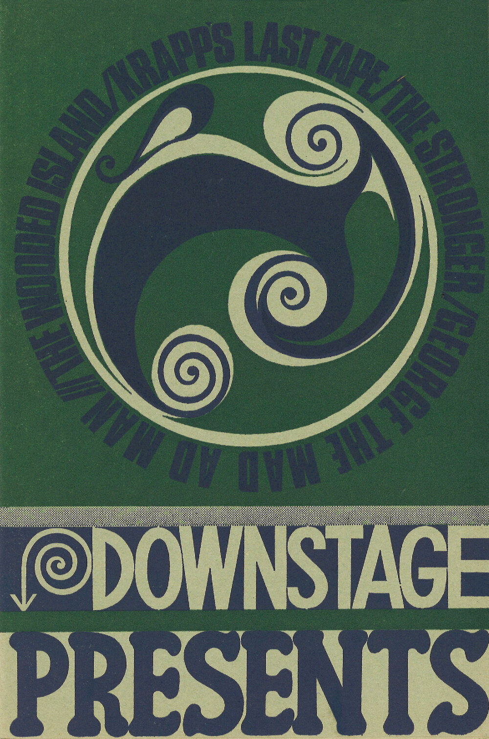 Downstage Theatre Out of Wellington Tour, October 1969