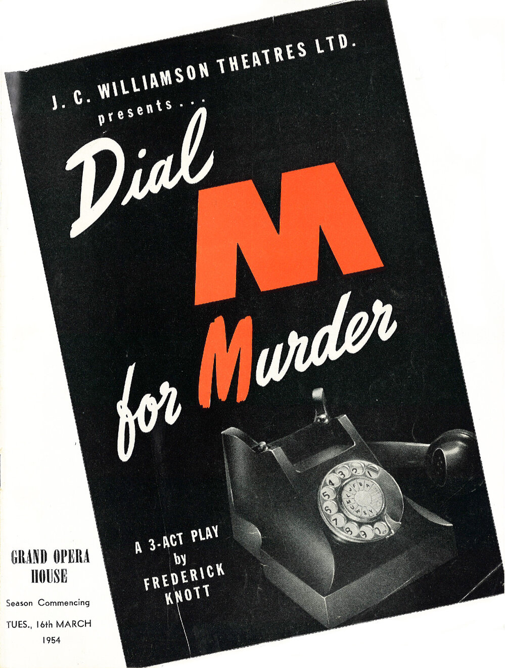 J.C. Williamson: "Dial M for Murder"