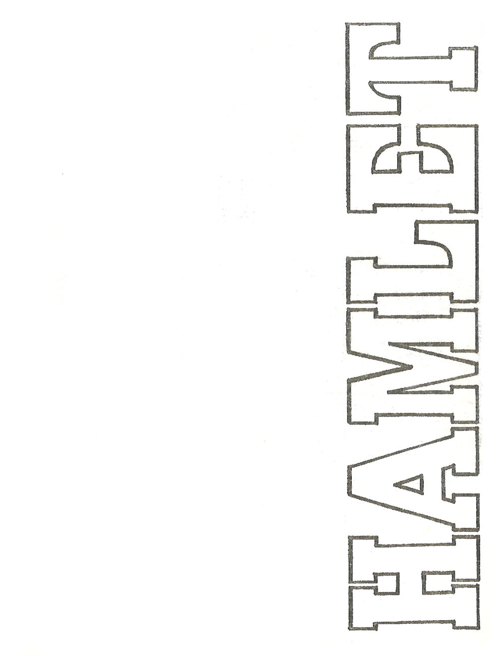 Downstage Theatre: "Hamlet"