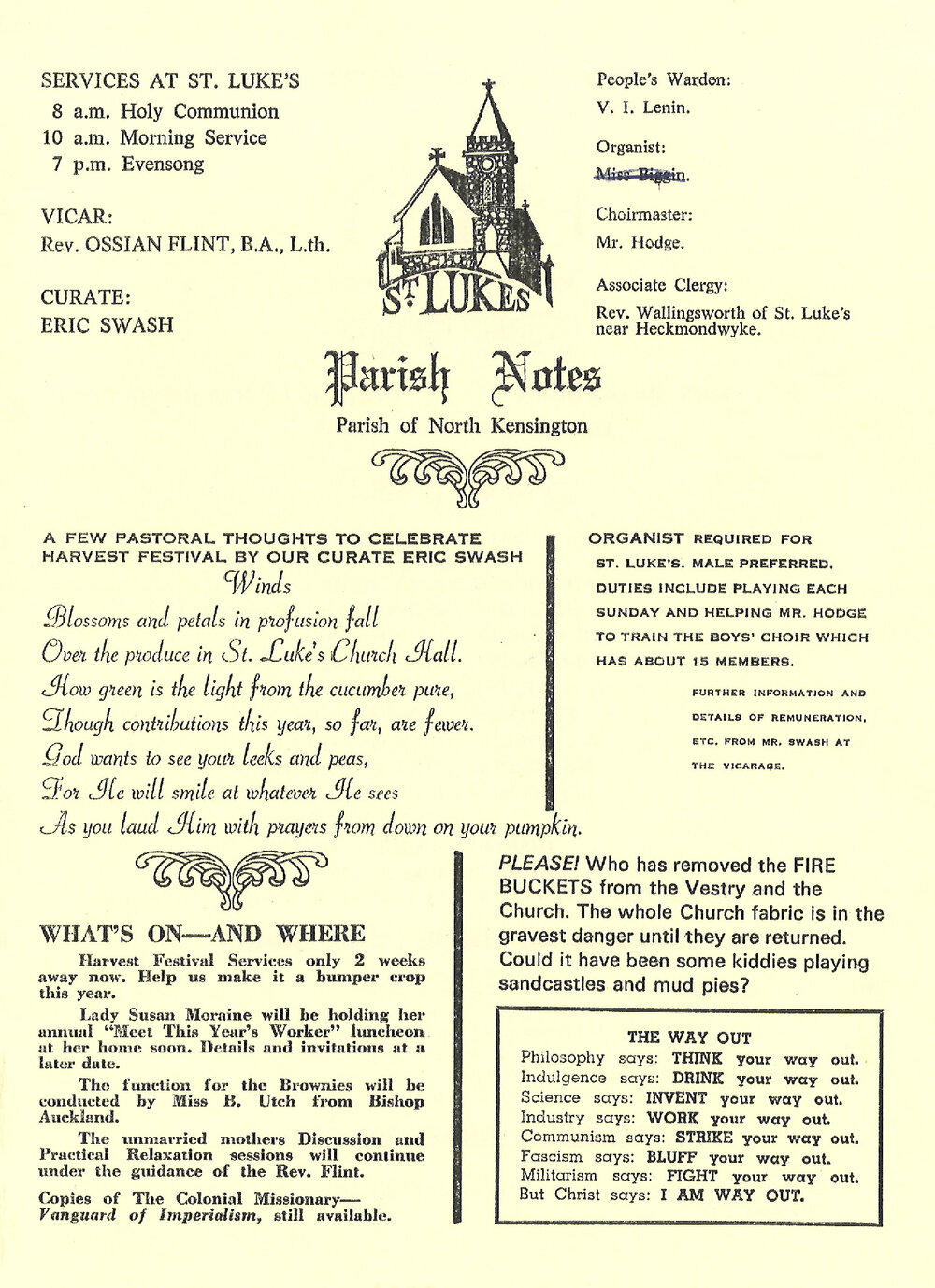 Downstage Theatre: "Flint"