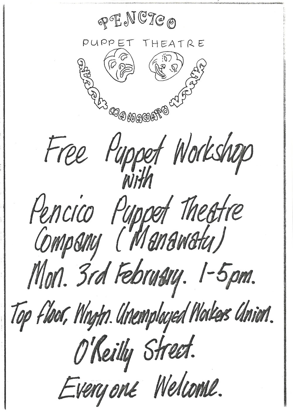 Pencico Puppet Theatre workshops