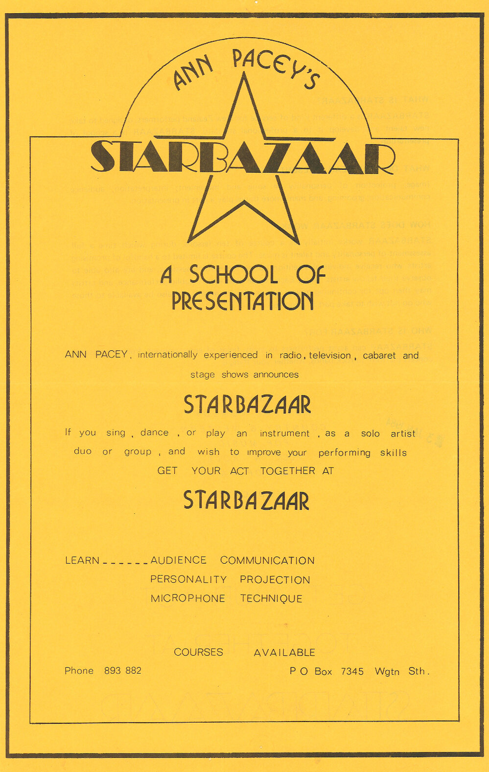 Ann Pacey's Starbazaar