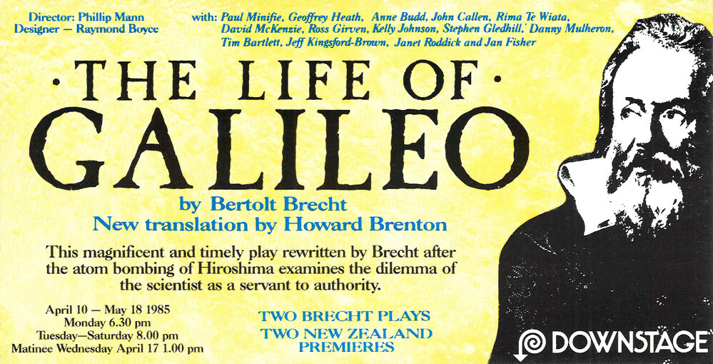 Downstage Theatre: "The Life of Galileo" / "Happy End"