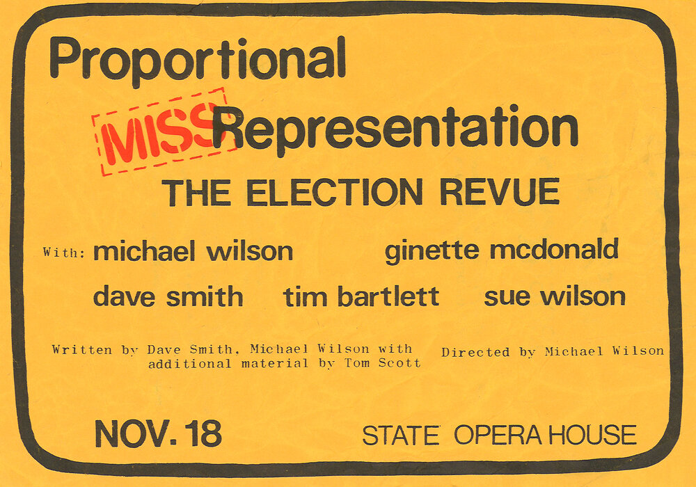 Proportional (Miss)representation: The Election Revue