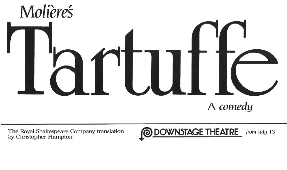 Downstage Theatre: "Tartuffe"