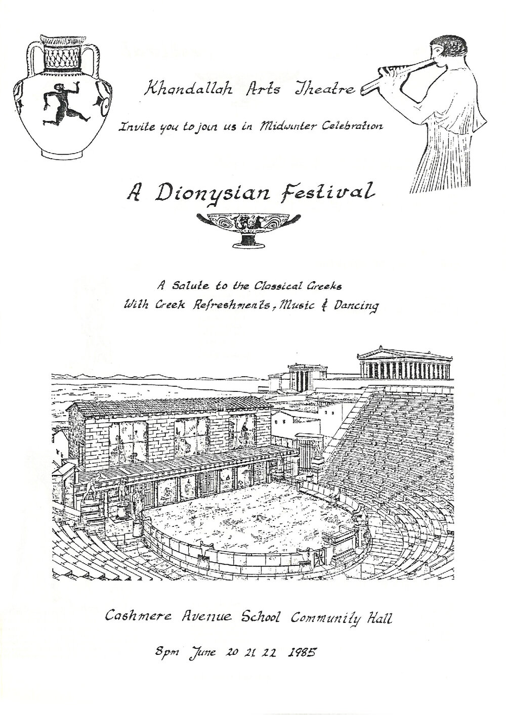 Khandallah Arts Theatre: A Dionysian Festival