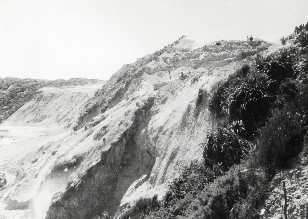 Excavation above Aberdeen Quay