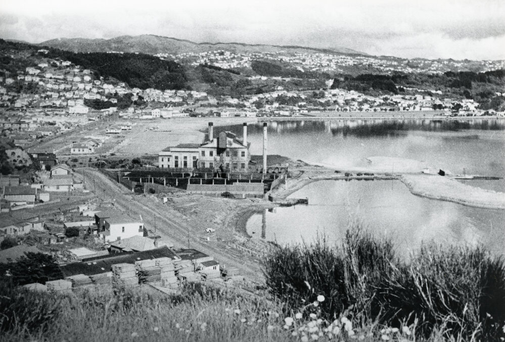 Reclamation around Evans Bay Power Station