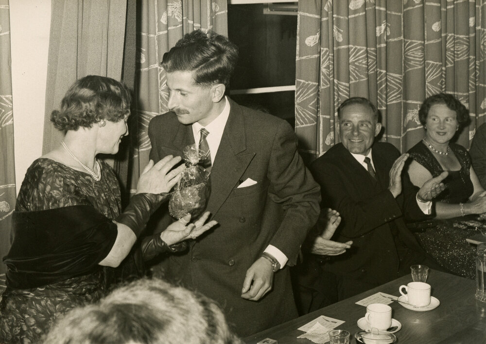 The opening of the Tulip Restaurant, 1959