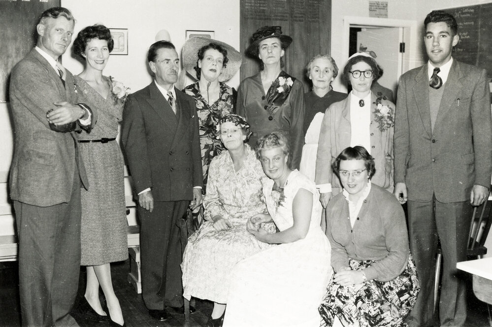 Cast members of "Charity Begins..."