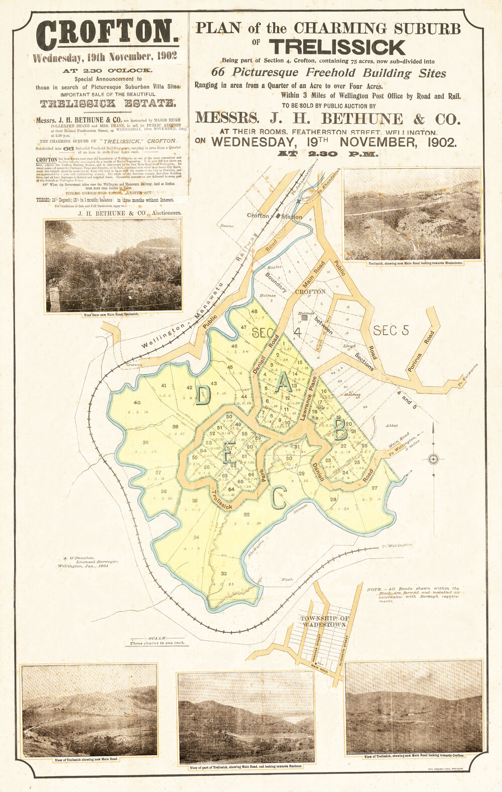 Plan of the Charming Suburb of Trelissick [Ngaio]