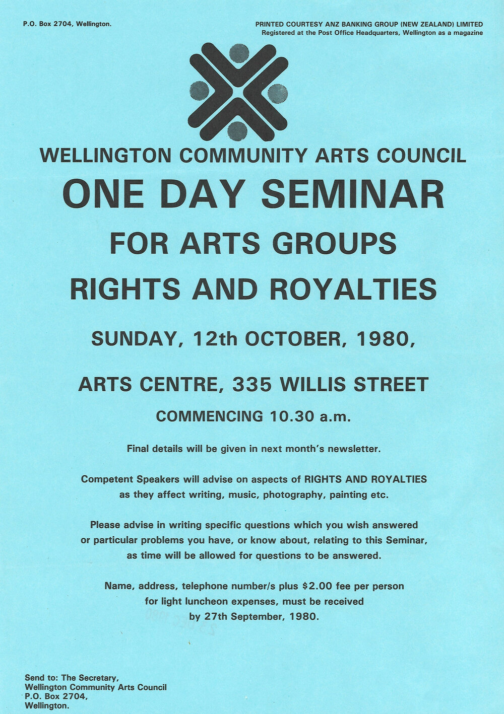 Wellington Community Arts Council: One Day Seminar