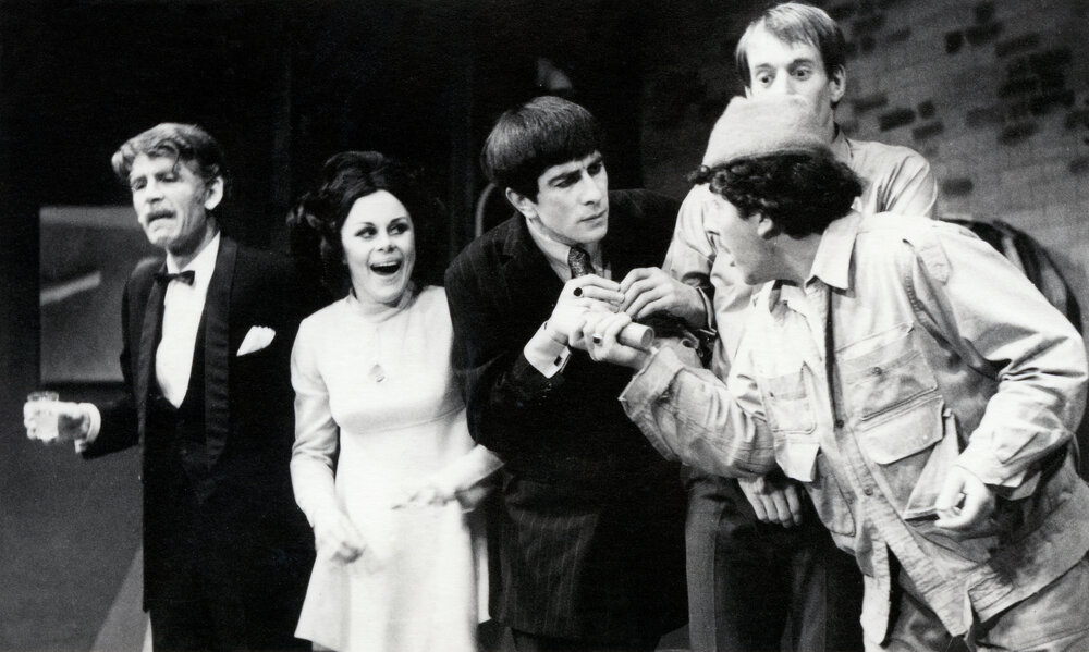 "Black Comedy" Downstage production