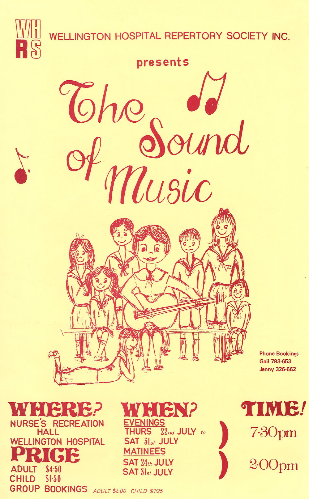 Wellington Hospital Repertory Society Inc. presents