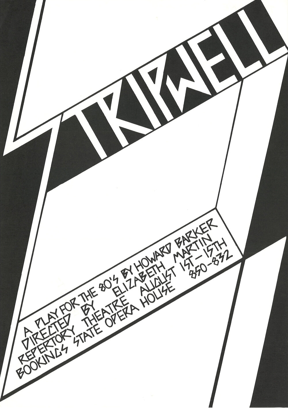 Wellington Repertory Theatre: "Stripwell"