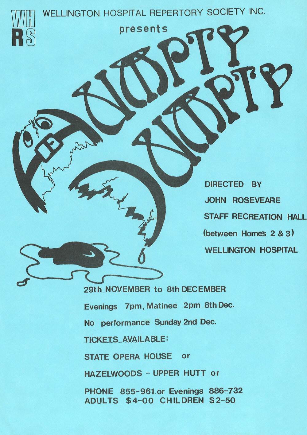 Wellington Hospital Repertory Society: "Humpty Dumpty"