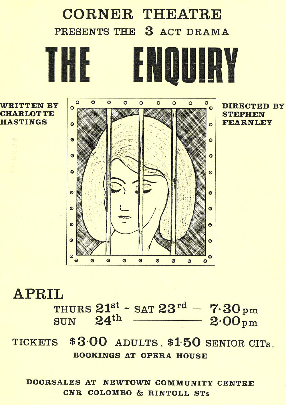 Corner Theatre: "The Enquiry"