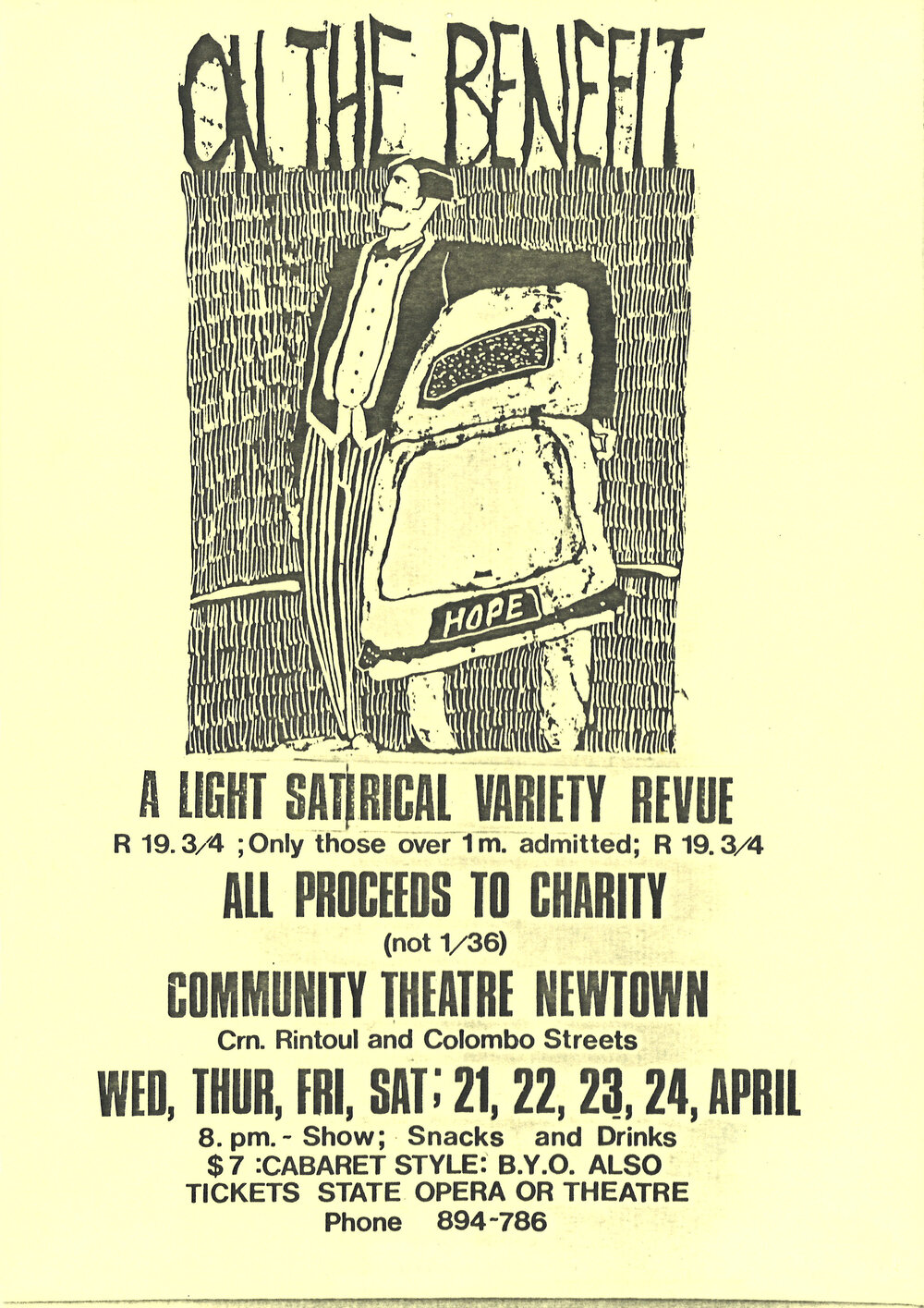 On The Benefit: A Light Satirical Variety Revue