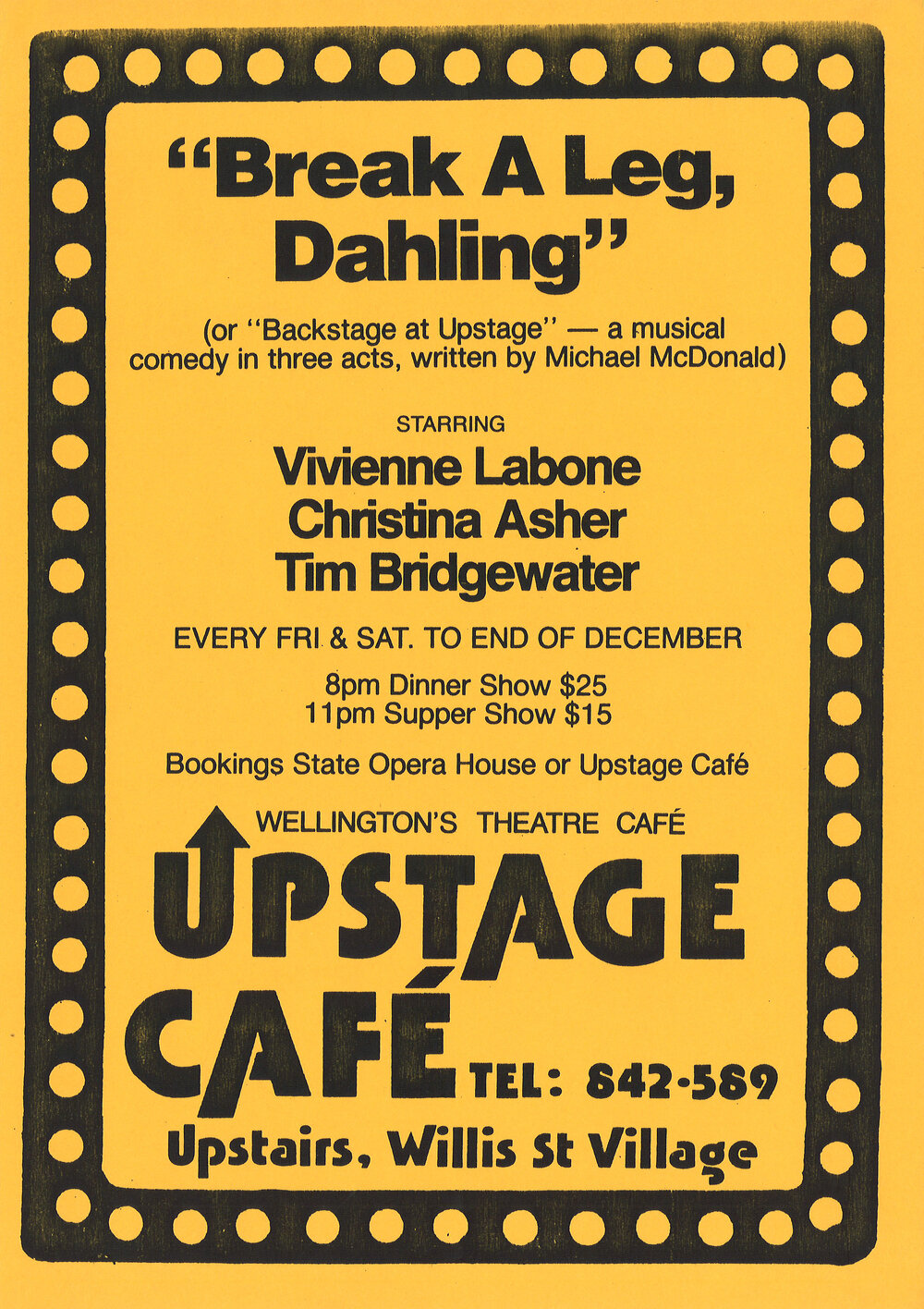 "Break a Leg, Dahling"