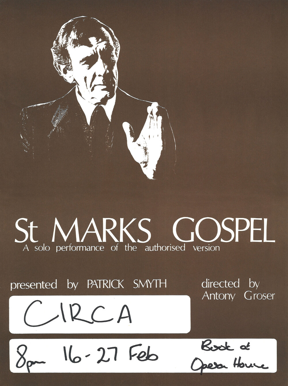 Circa Theatre: "St Marks Gospel"