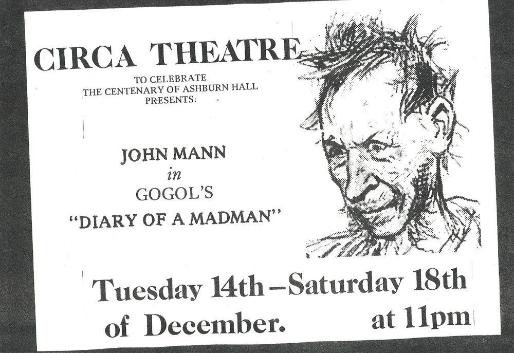Circa Theatre: "Diary of a madman"