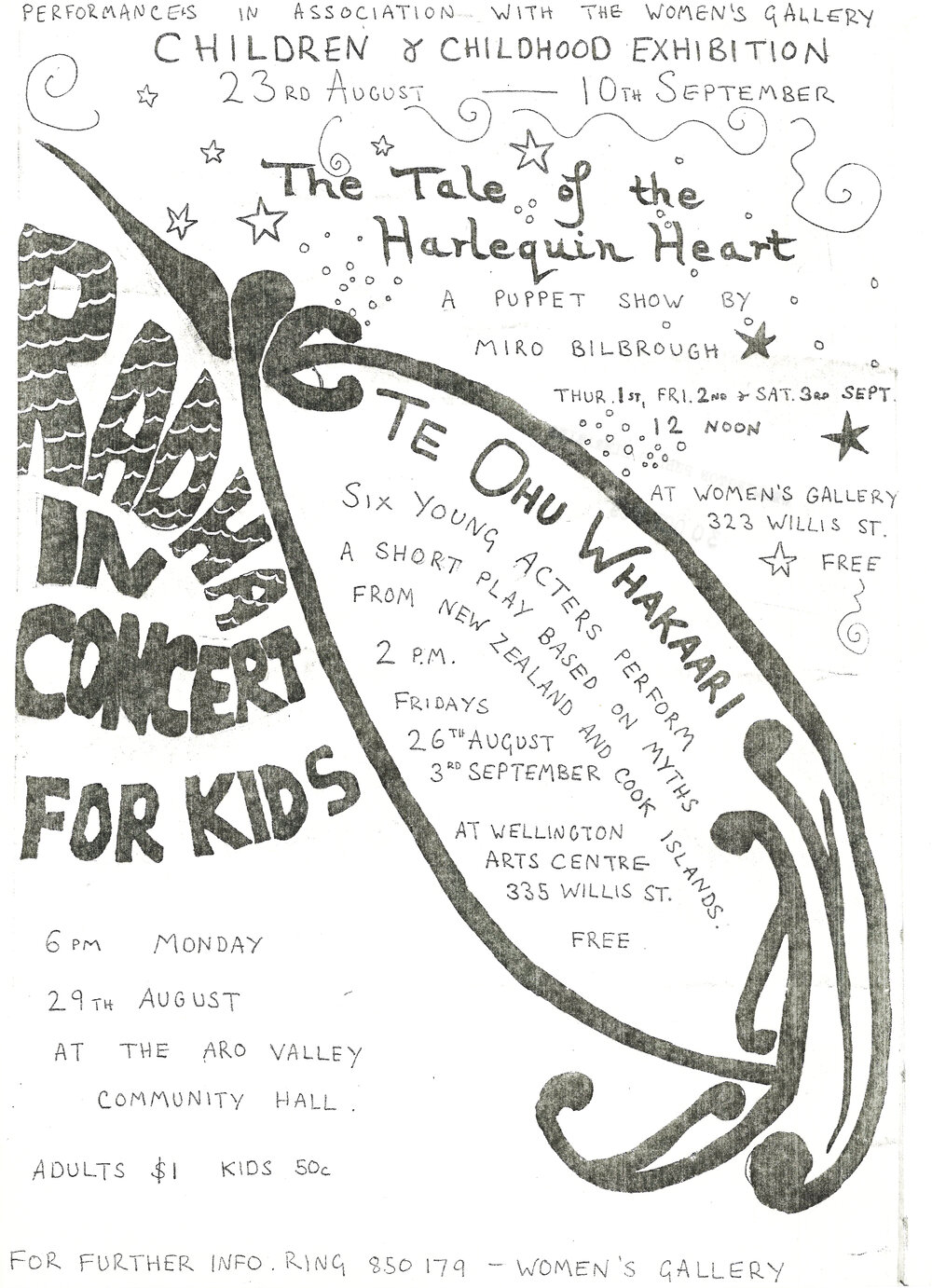 Performances in Association with The Women's Gallery