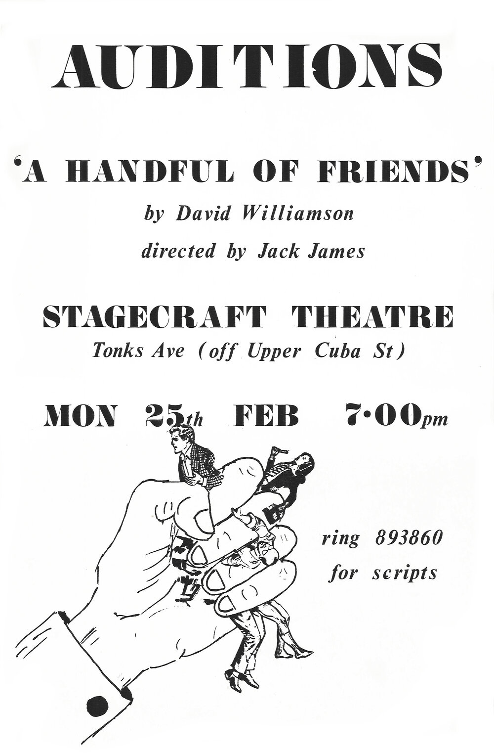 Stagecraft Theatre auditions notice