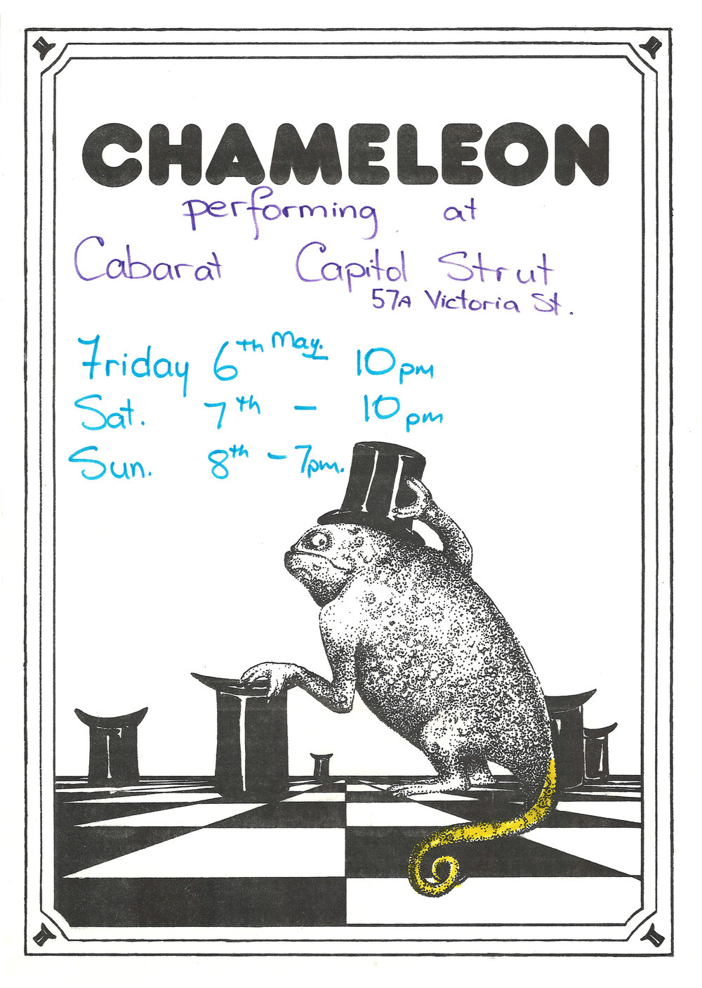 'Chameleon' performing at Cabaret Capital Strut