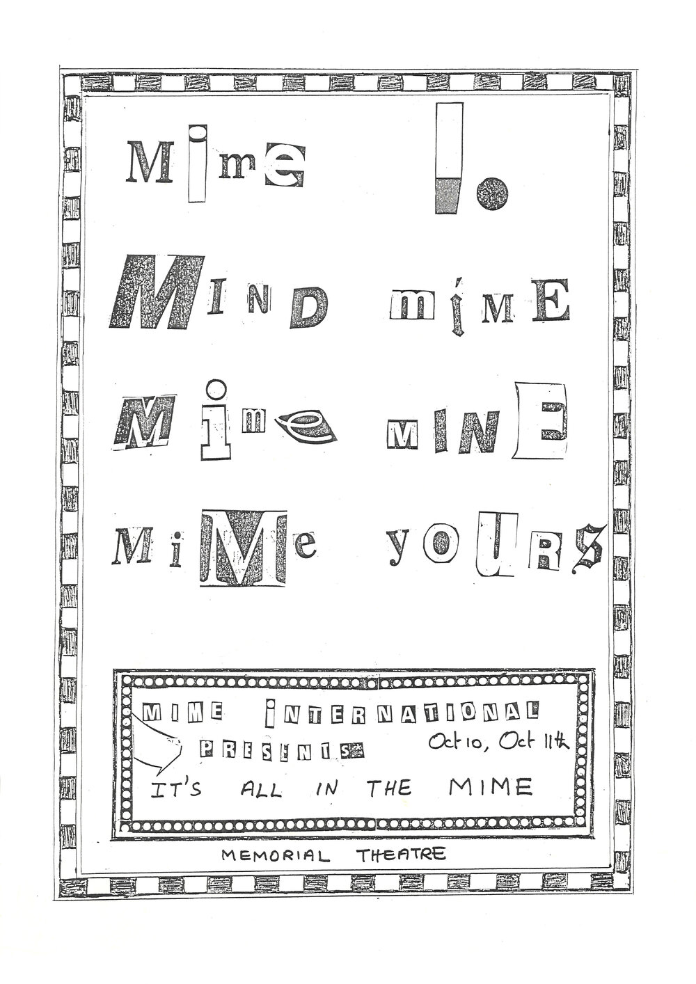 Mime International presents "It's All In The Mime"