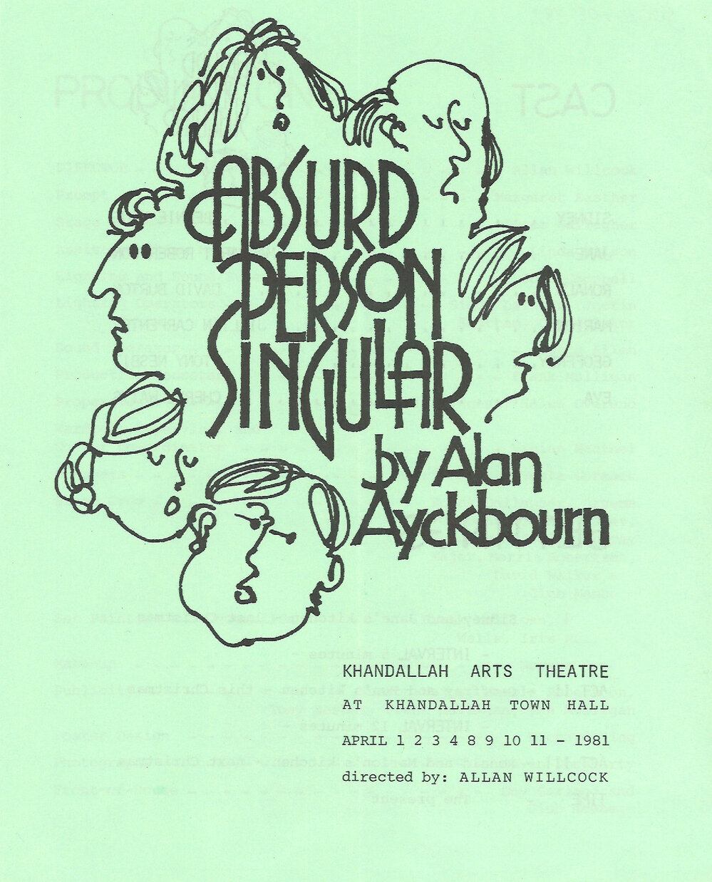 Khandallah Arts Theatre: "Absurd Person Singular"