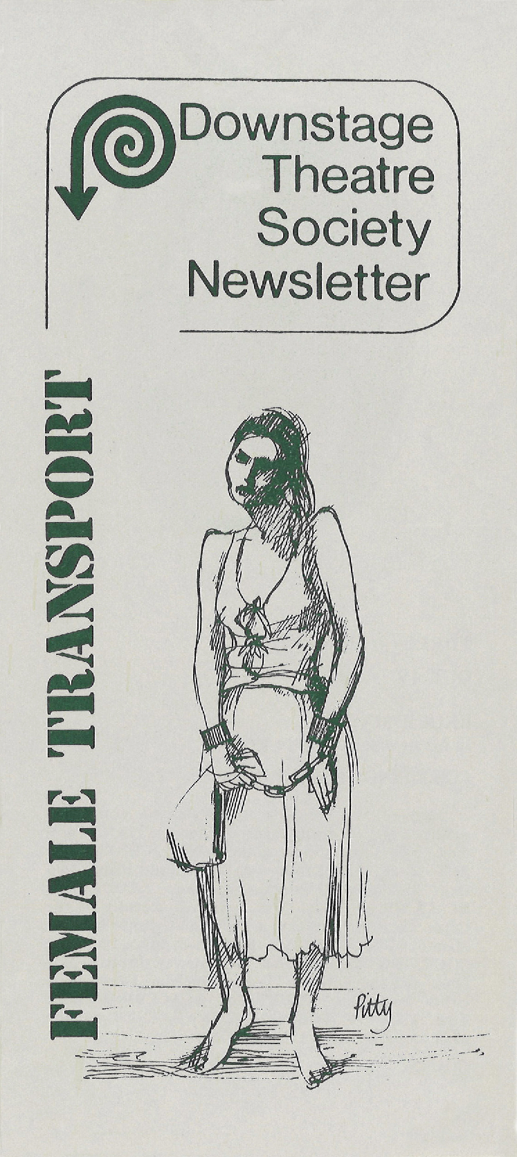 Downstage Theatre Society Newsletter, October 1976
