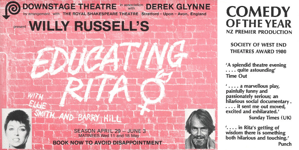 Downstage Theatre: "Educating Rita" and "Cabaret"