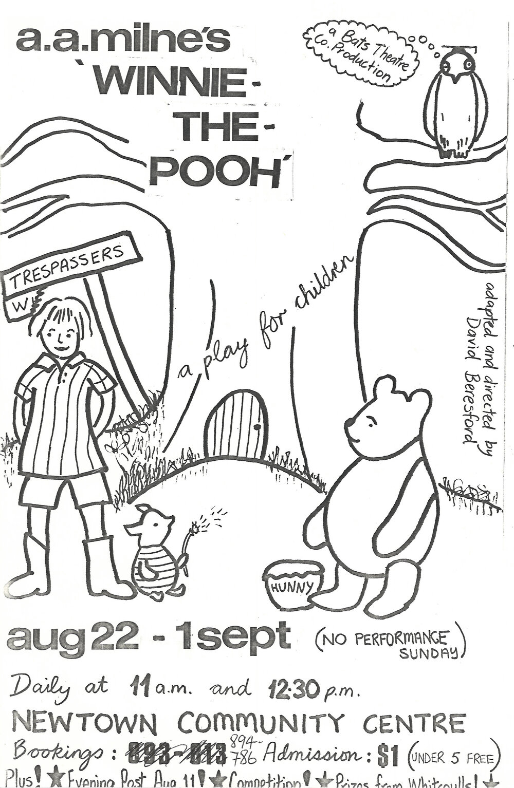 BATS Theatre: "Winnie The Pooh"