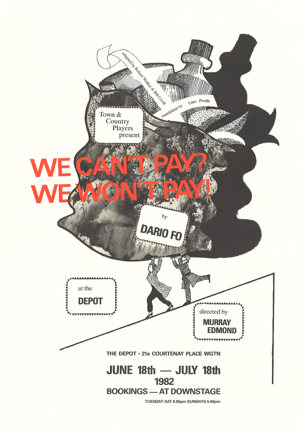 Town &amp; Country Players: "We Can't Pay? We Won't Pay!"