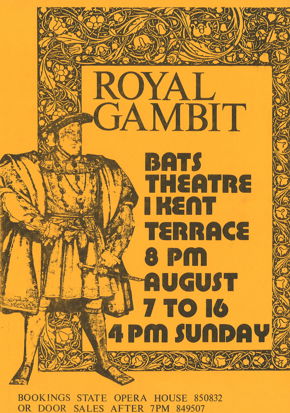 BATS Theatre: "Royal Gambit"