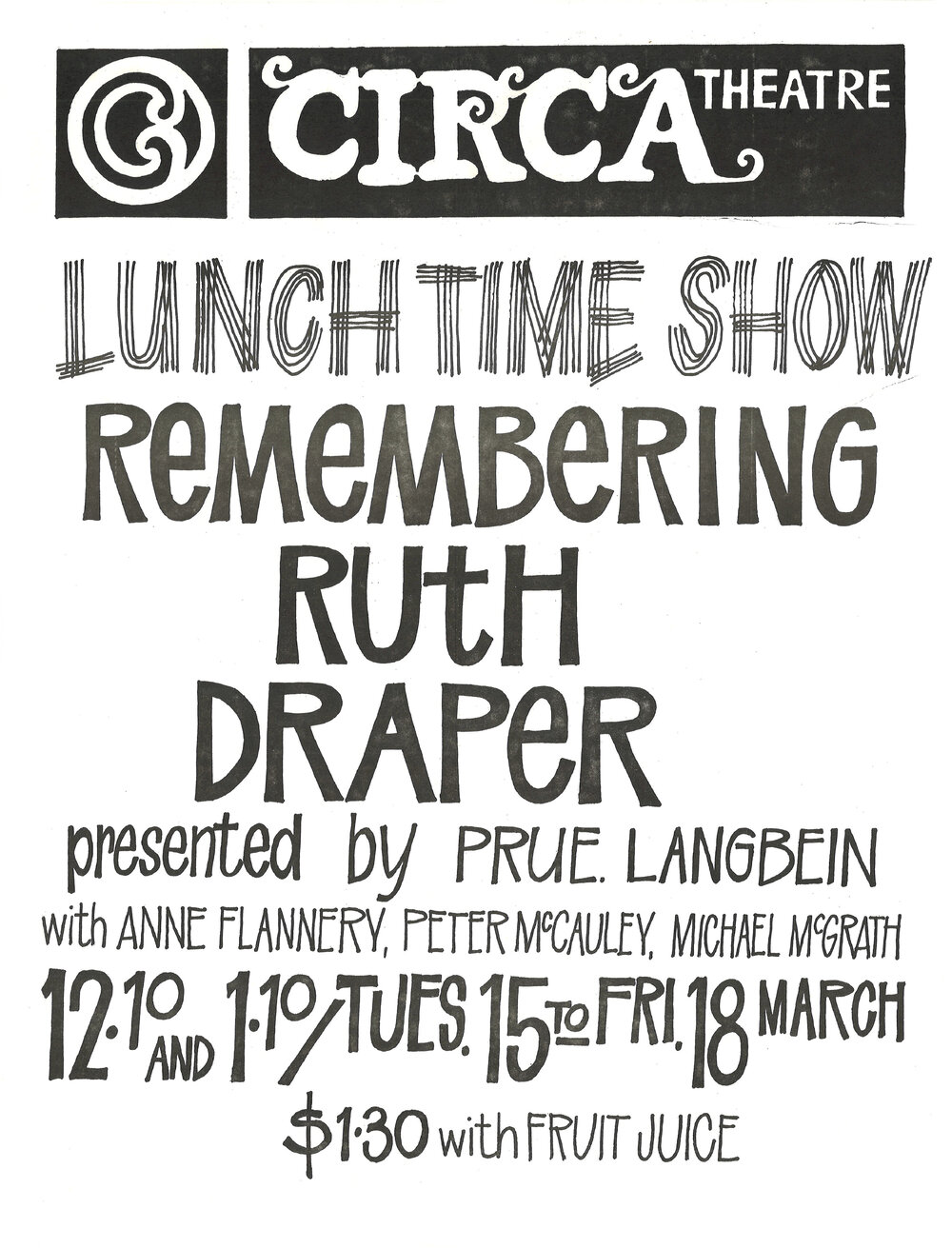 Circa Theatre: "Remembering Ruth Draper"