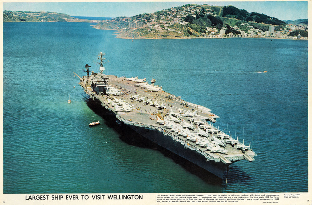 Largest ship ever to visit Wellington