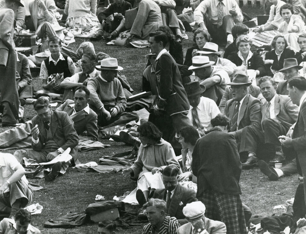 Crowd at the Basin Reserve