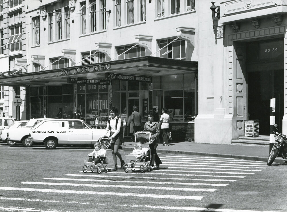 Pedestrian crossing on Mercer Street