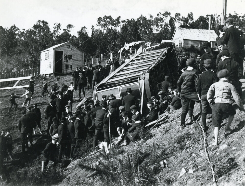 Tram accident in Brooklyn