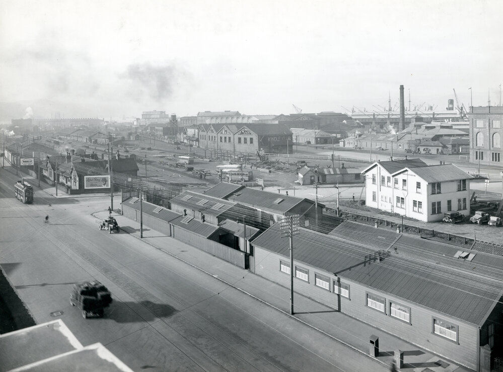 Lambton Station and railway yards