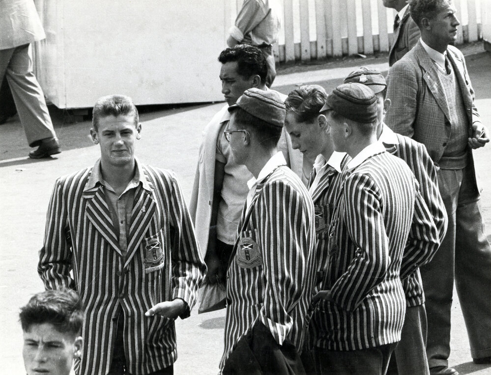 Scots College Students at the Basin Reserve